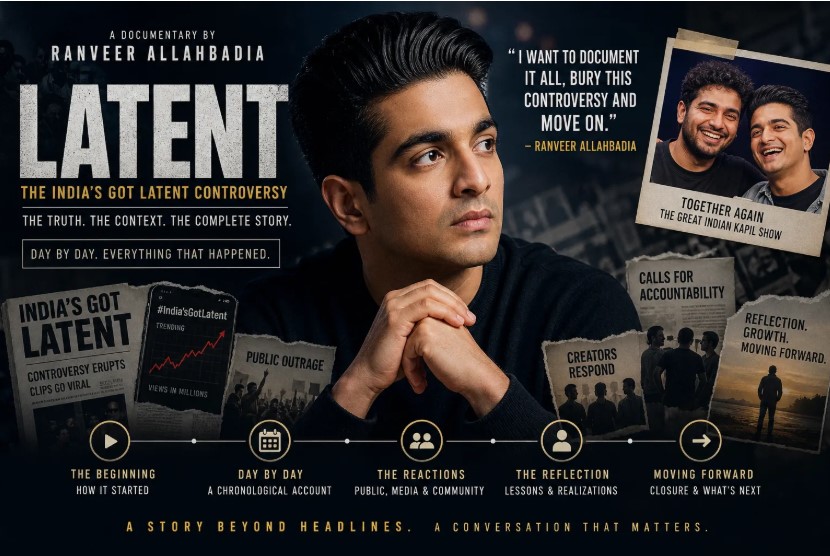 Ranveer Allahbadia Announces ‘Latent’ Documentary to Address Controversy